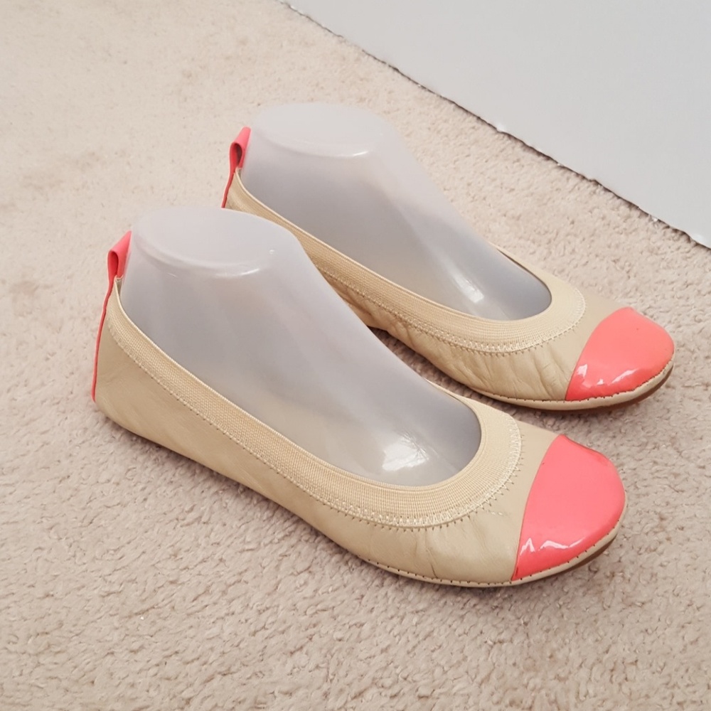 Yosi Samra leather foldable flats size 6